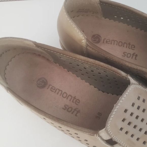 Remonte Soft Womans Size 38 Tan Leather Loafers. - Picture 9 of 9